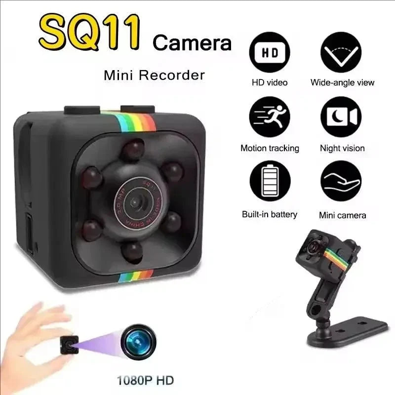 1080P Mini Nanny Cam Recorder Security Camera For Home Office Ideal Monitoring