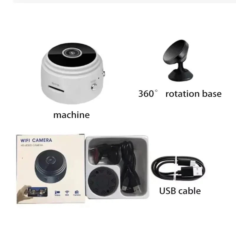 4K Wireless WiFi Baby Monitor For Smart Home Security Gyro Stabilization