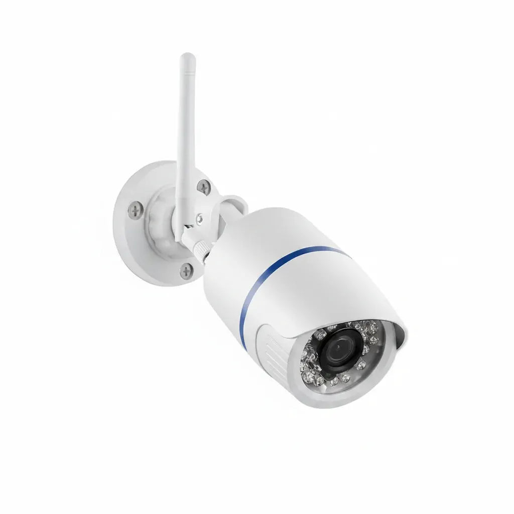4MP Outdoor WiFi Bullet IP Camera - Weatherproof 1080P Security Hooks - stepyours.com