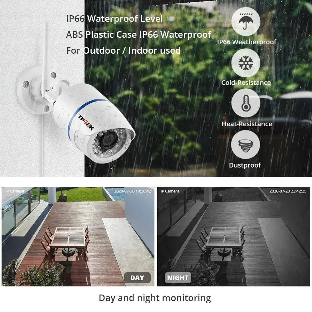 4MP Wireless Outdoor Security Camera With Night Vision