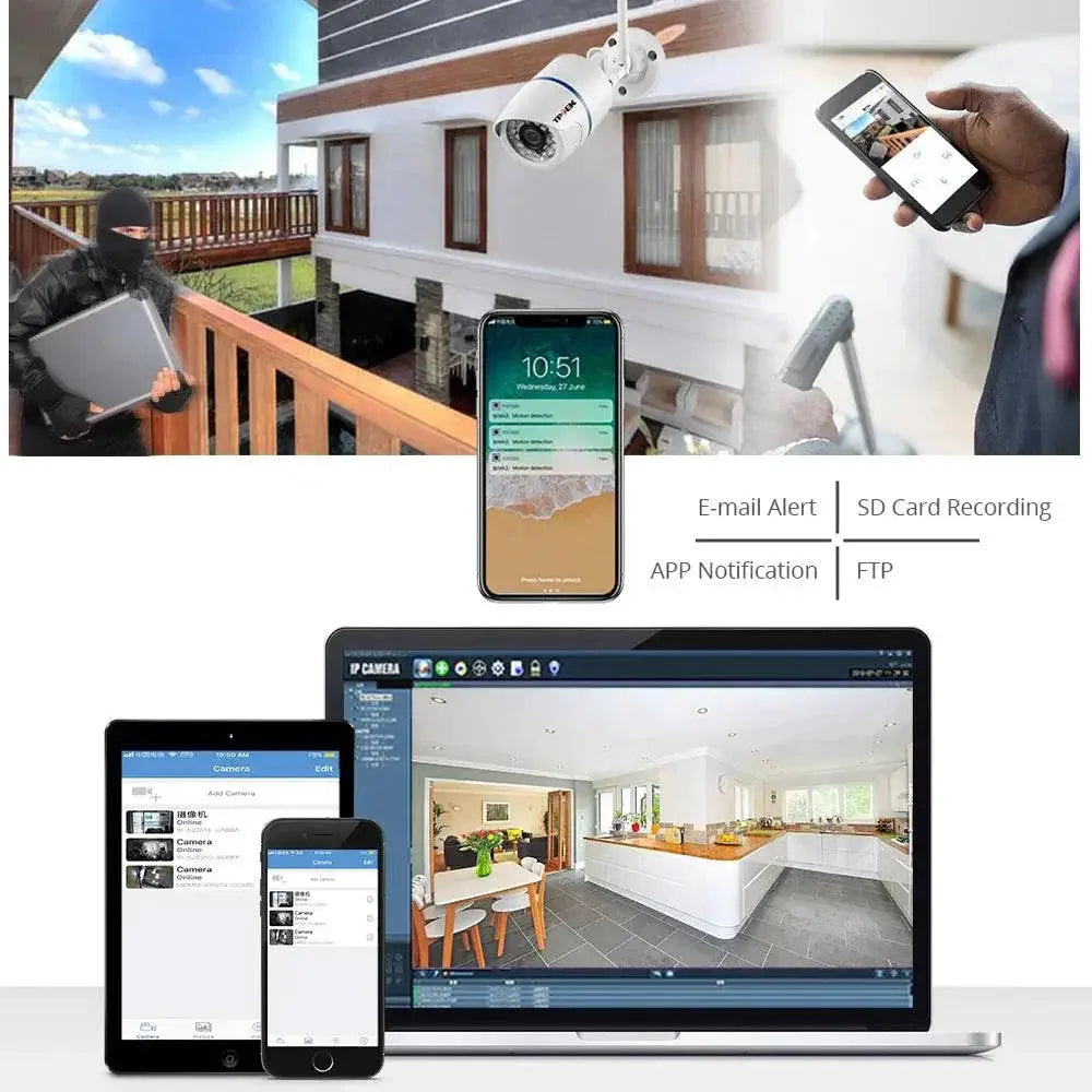4MP Wireless Outdoor Security Camera With Night Vision