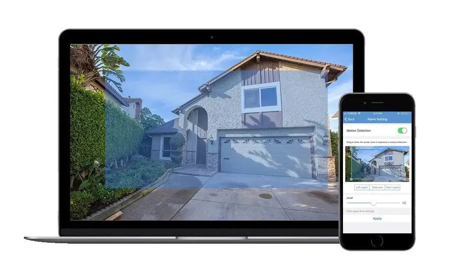 4MP Outdoor WiFi Bullet Security Camera - CamHi CamHipro Compatible Alerts - stepyours.com