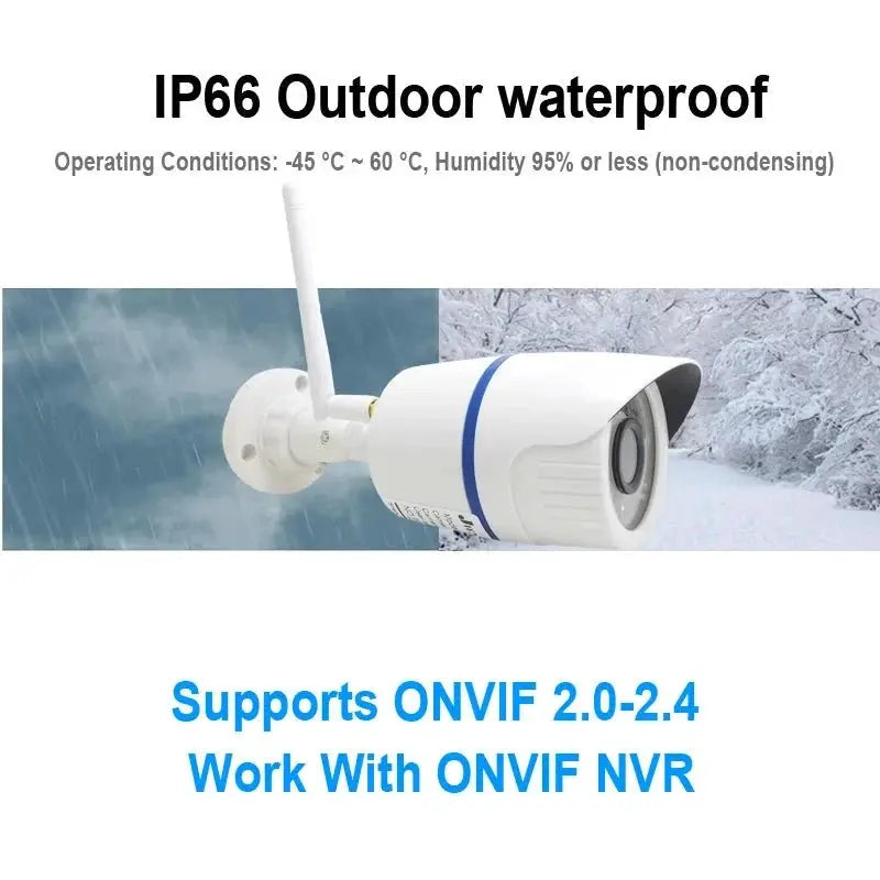 Camhipro 5MP 1080P WiFi Outdoor IP Camera for Home Surveillance - stepyours.com
