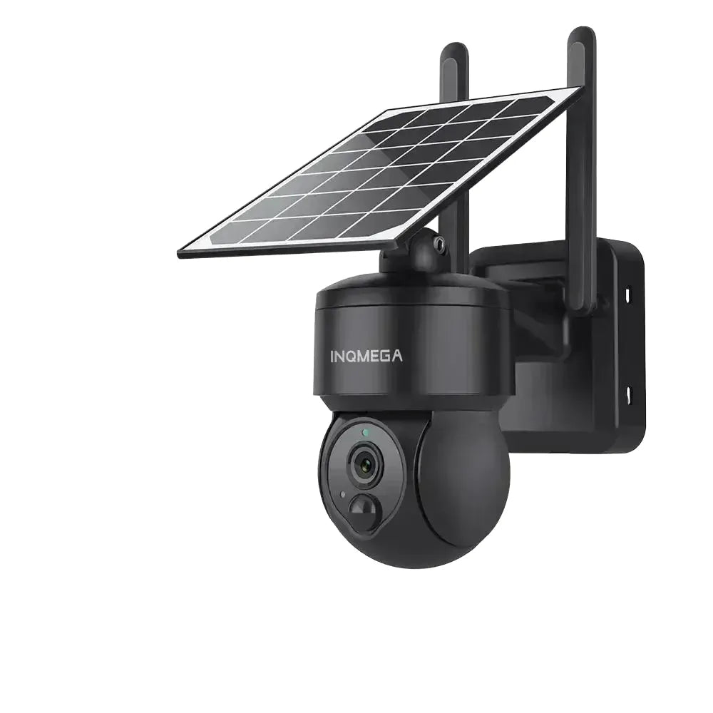 INQMEGA 3MP HD Outdoor Wifi 4G Mini Solar Battery PTZ Camera
