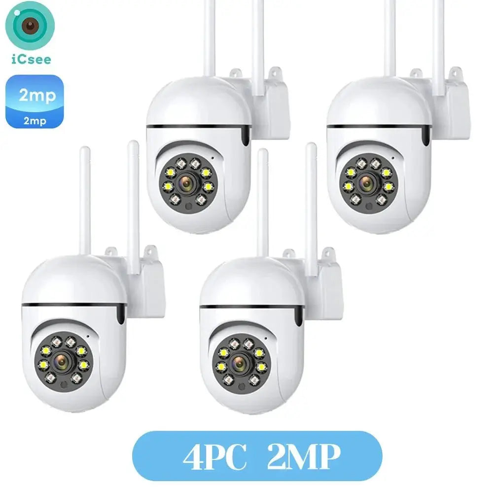 Smart 4MP Wireless Outdoor PTZ Camera With AI Auto Tracking Night Vision - stepyours.com