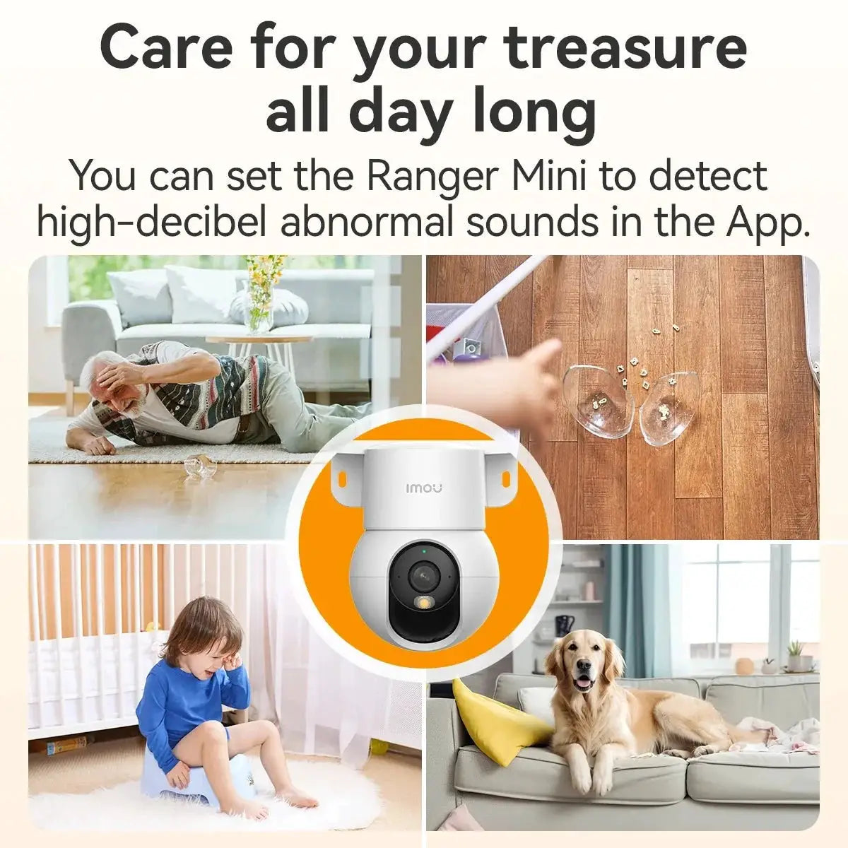 IMOU Ranger Mini 3 to 5 MP IP Camera - 360 Degree Surveillance with AI Detection - stepyours.com