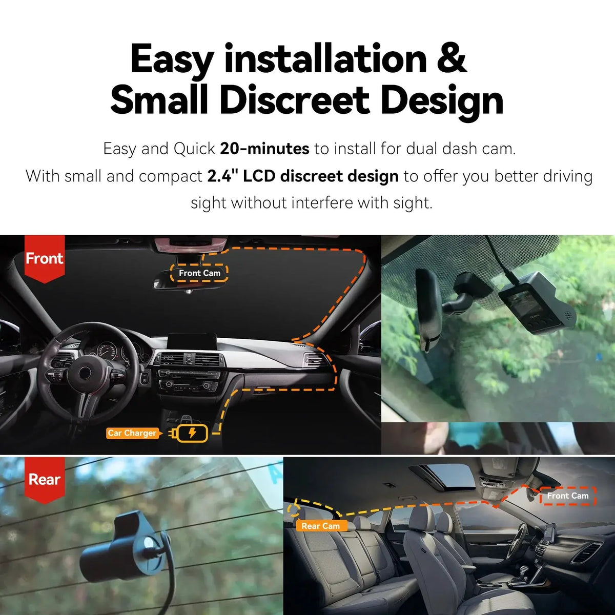 DDPAI Z40 Dash Cam Sony IMX335 1944P HD Video GPS WiFi 360 Rotation - stepyours.com