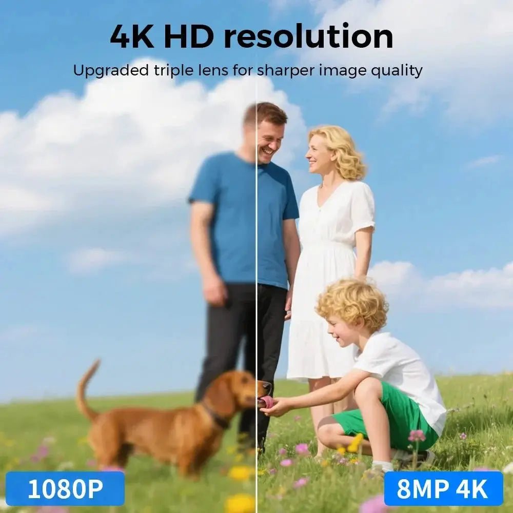 Besder 8MP WiFi PTZ Outdoor Camera With Auto Tracking Night Vision - stepyours.com