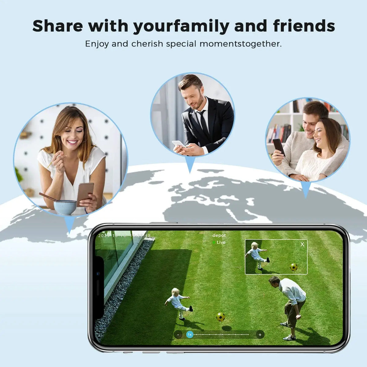 20MP PTZ WiFi Surveillance Camera 4 Lens 10X Zoom Outdoor Night Vision - stepyours.com