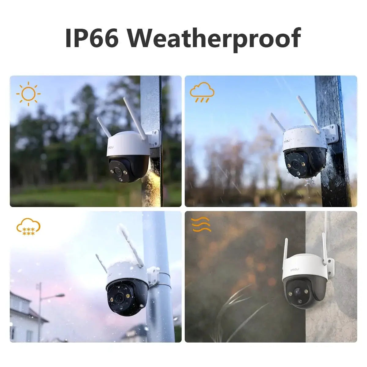 IMOU Cruiser SE Plus Outdoor PTZ WiFi Camera - Color Night Vision AI Detection - stepyours.com