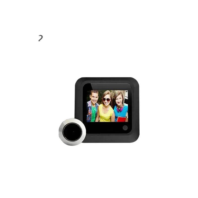 2.4’ Hidden Peephole 120° Intelligent Digital Door Viewer Monitor Take Picture Anti Cat Eye Peek Camera 240*320 visual doorbell by stepyours.com