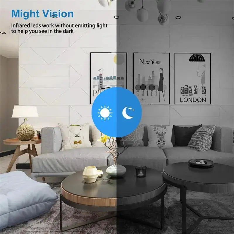 Compact 1080P WiFi Security Camera For Baby Monitoring
