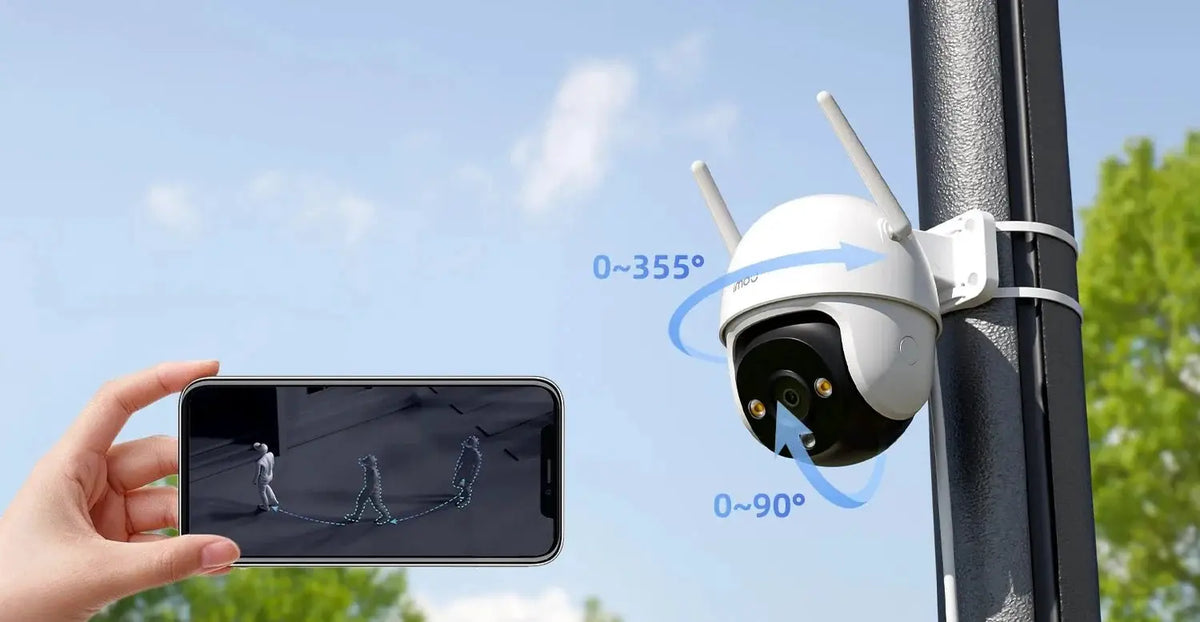 IMOU DK7 3MP Outdoor WiFi Camera With Color Night Vision Smart AI Detection - stepyours.com