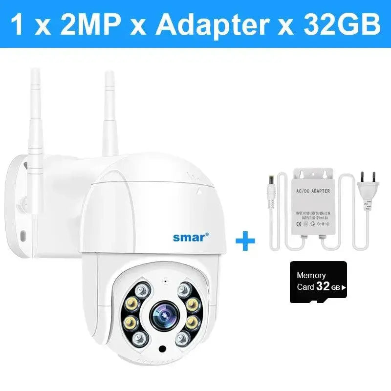 Smart 4K WiFi Outdoor Security Camera With AI Detection