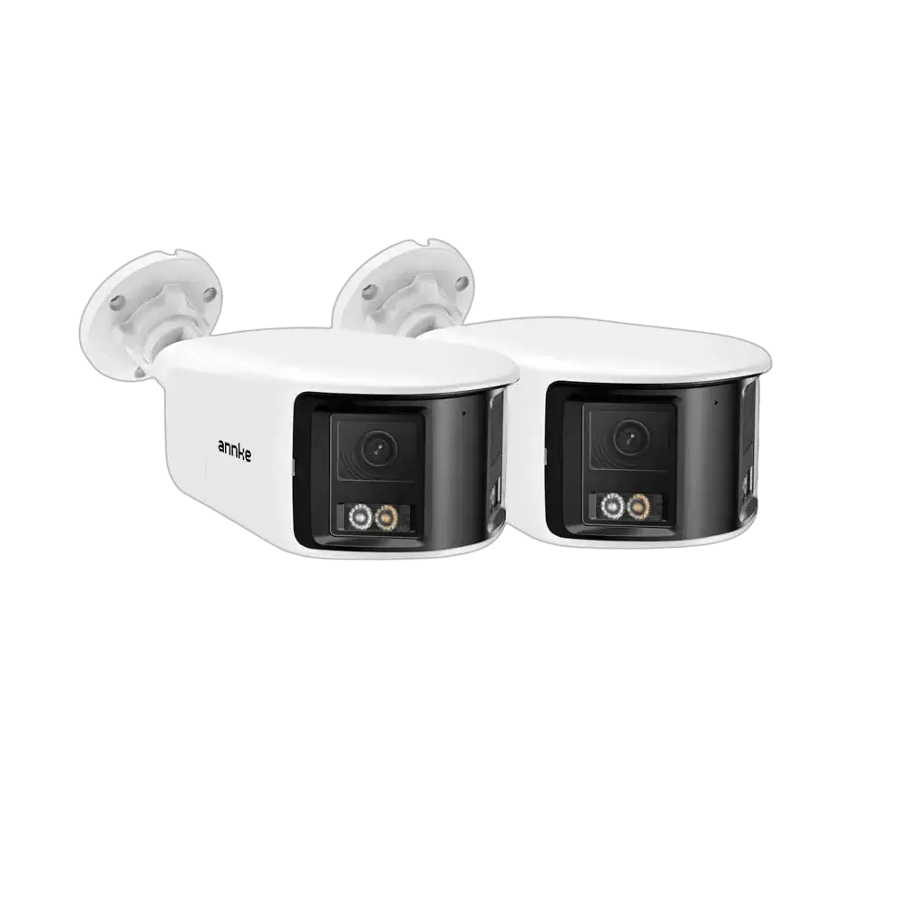 ANNKE 4K 8MP Dual - Lens Outdoor PoE Camera - 180 - Degree Wide View - stepyours.com