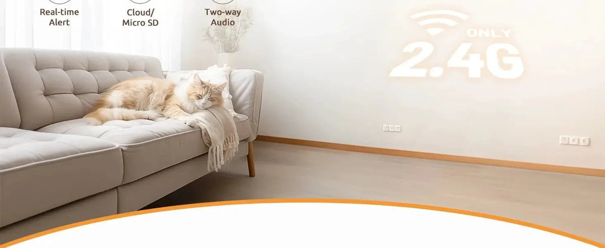 2Pcs Indoor 2K Security Cameras One Touch Call For Home Monitoring - stepyours.com