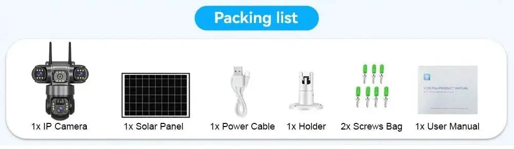 Solar 4G IP Camera 15MP HD Outdoor Night Vision Weatherproof Security - stepyours.com