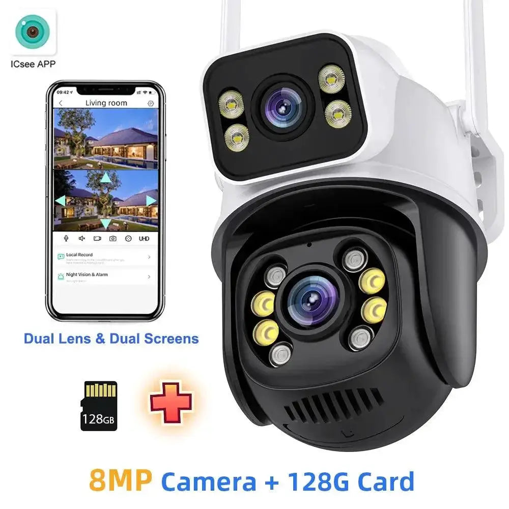 4K Outdoor Security Camera With AI Motion Tracking