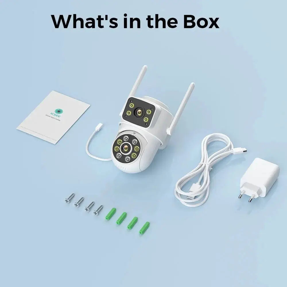 Besder 8MP WiFi PTZ Outdoor Camera With Auto Tracking Night Vision - stepyours.com
