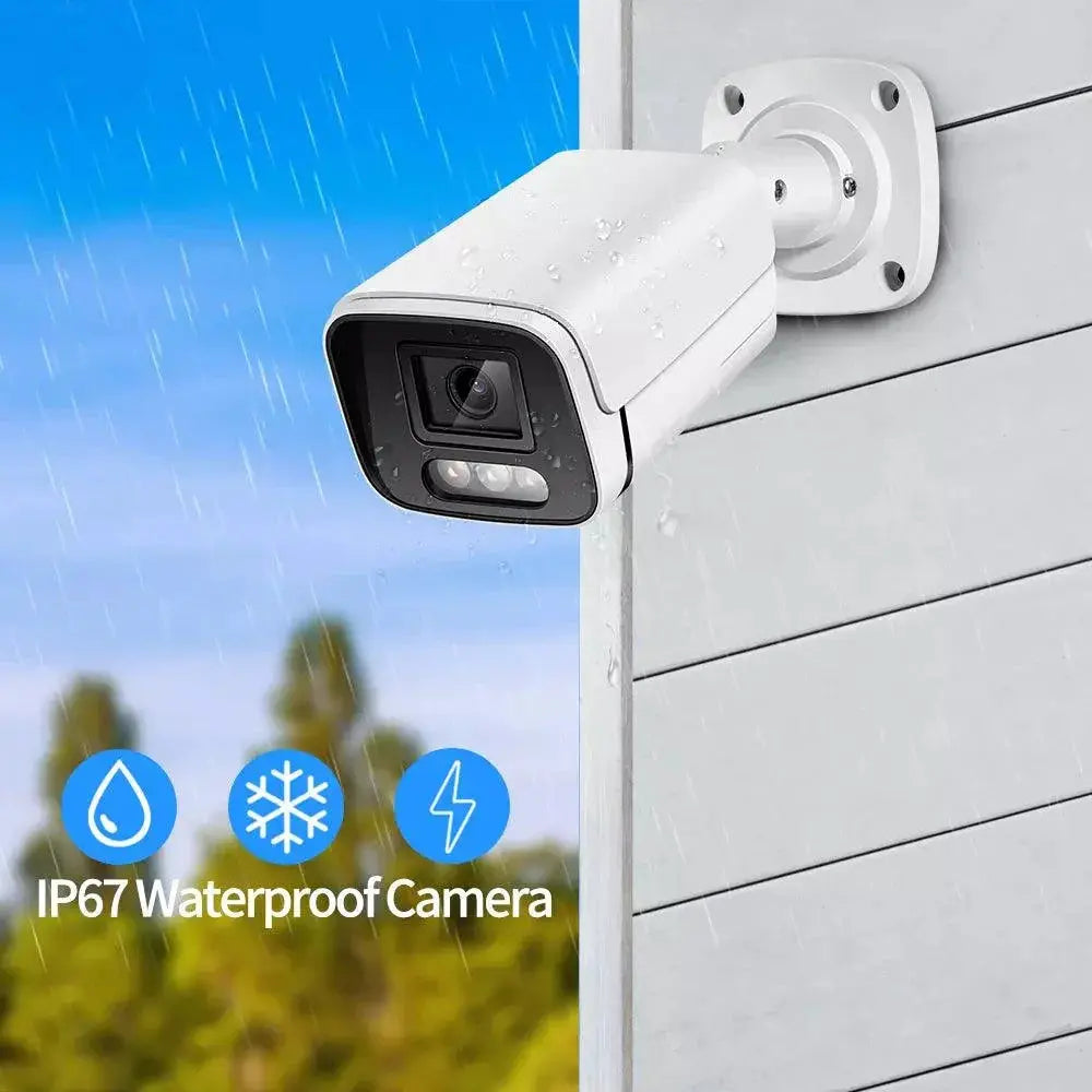 8MP Outdoor IP Camera With Color Night Vision Alerts
