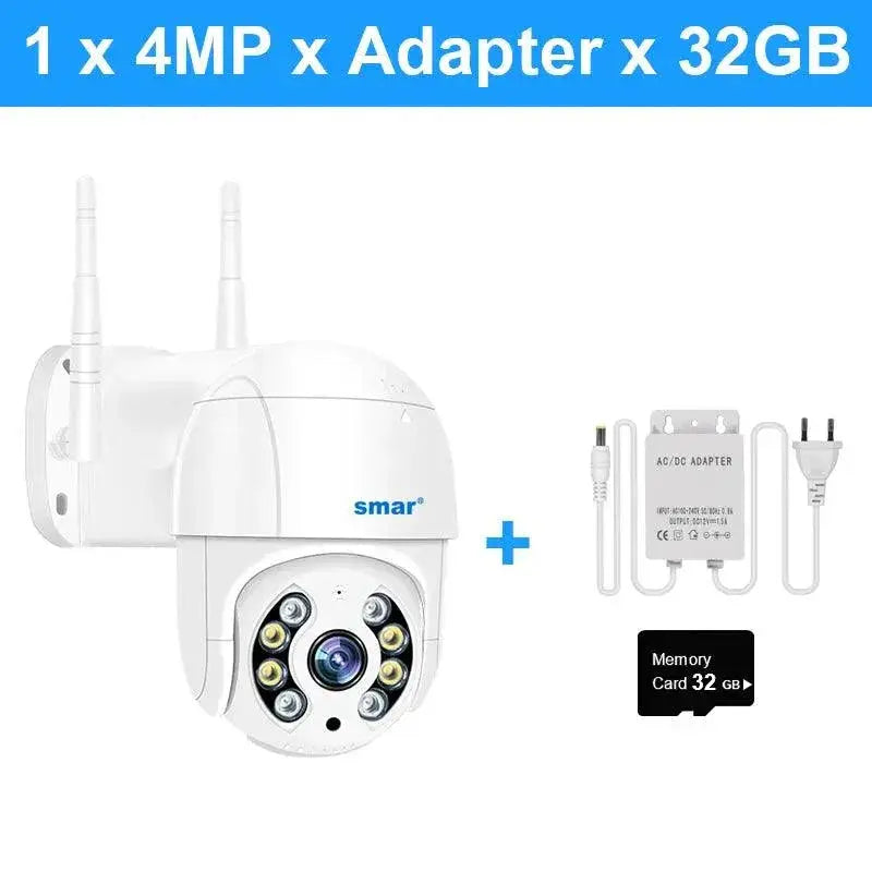 Smart 4K WiFi Outdoor Security Camera With AI Detection