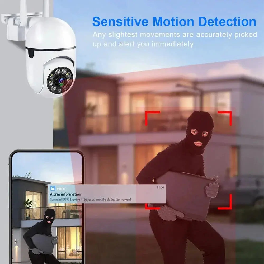Outdoor WiFi Camera With Color Night Vision Surveillance