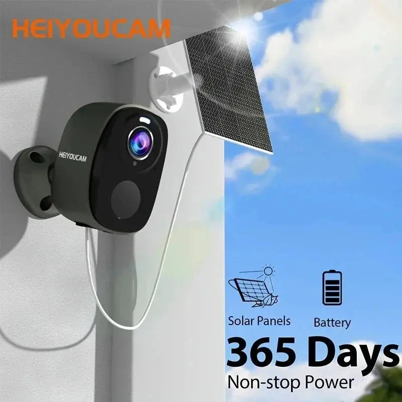 NOCCLILI Wireless Outdoor Security Camera - 2K Battery Powered WiFi Motion Siren - stepyours.com