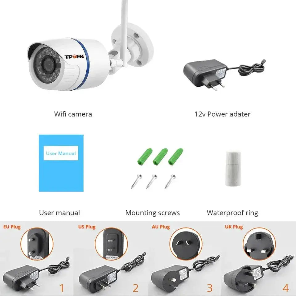 4MP Wireless Outdoor Security Camera With Night Vision