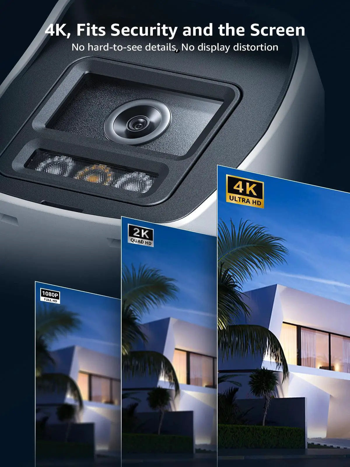 ANNKE 8MP 4K PoE IP Surveillance Camera With Night Vision