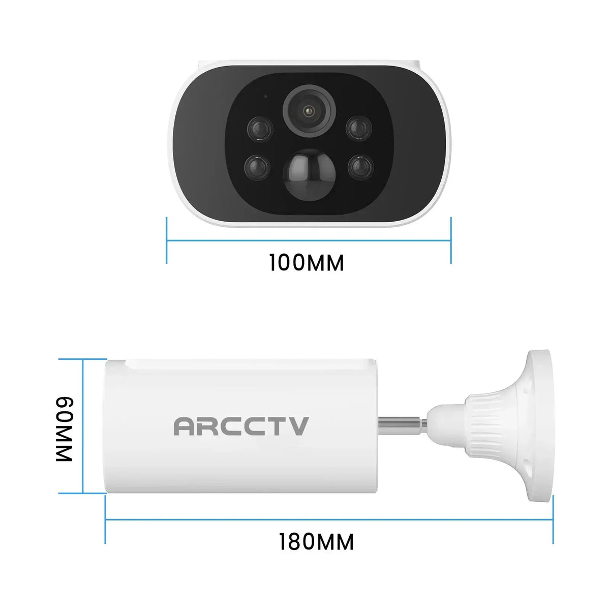 ARCCTV 2K Wireless Solar Camera - Humanoid Detection And Night Vision - stepyours.com