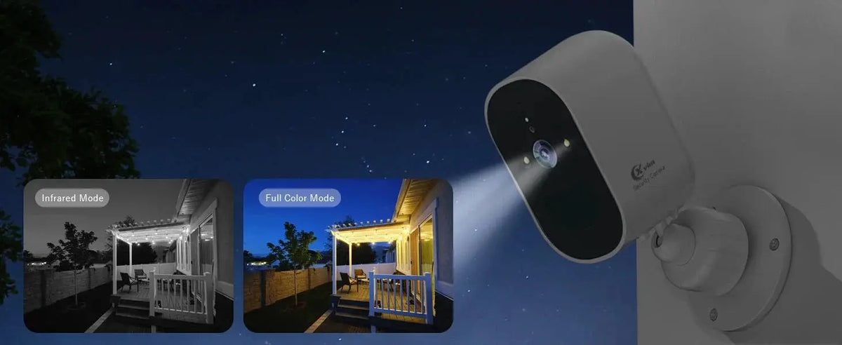 4MP WiFi IP Camera Rechargeable Battery Outdoor Security Camera Night Vision - stepyours.com
