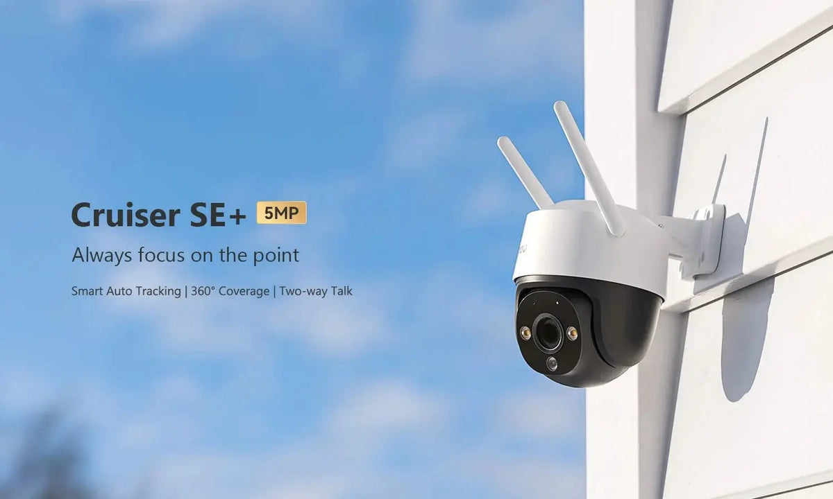 IMOU Cruiser SE Plus Outdoor PTZ WiFi Camera - Color Night Vision AI Detection - stepyours.com