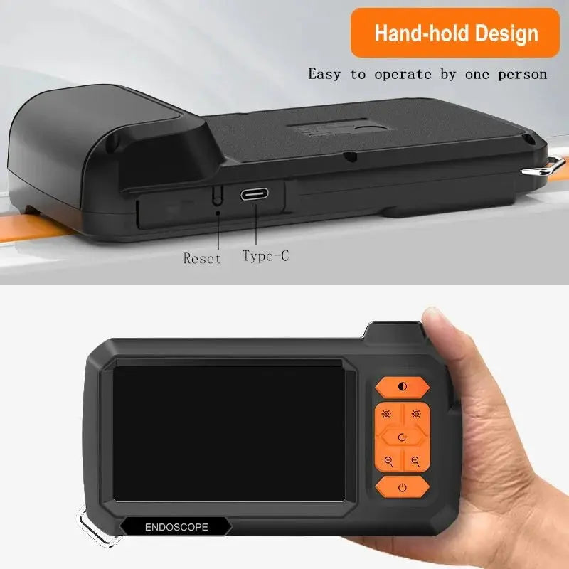 Detachable 2 - 100m Borescope With 8mm Camera - 1080P HD IP67 Endoscope - stepyours.com