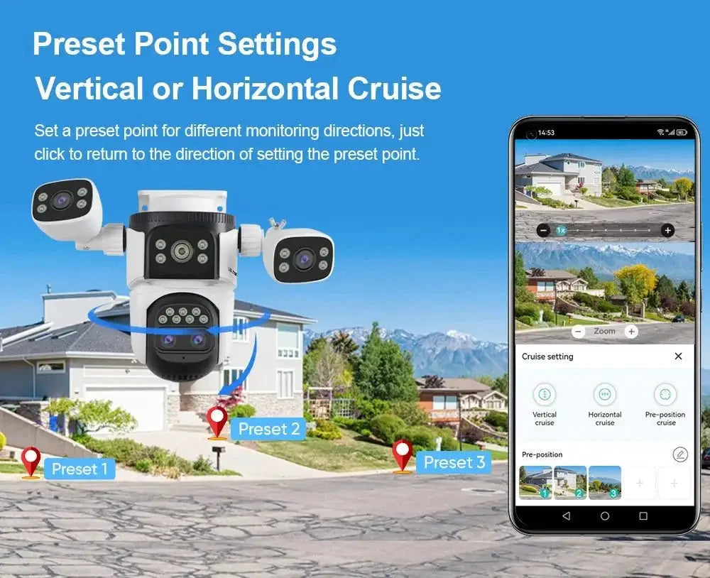 LS Vision LS - WL320 - 10X Outdoor PTZ Camera With Auto Tracking AI Pro - stepyours.com