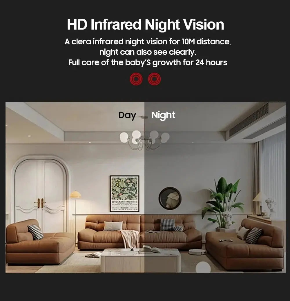 Yoosee 5MP WiFi Indoor PTZ Mini IP Camera - Color Night Vision And Two Way Audio - stepyours.com