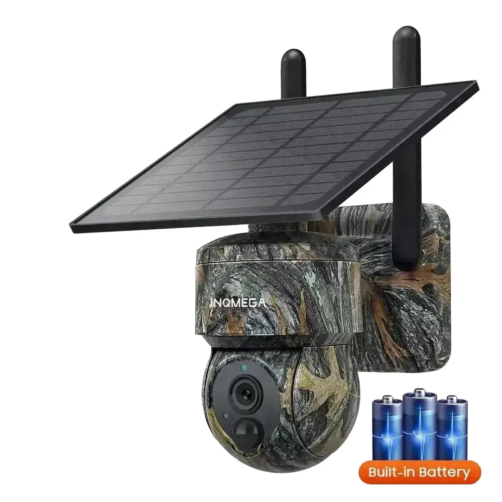 INQMEGA 5MP 4G Solar Security Camera IP66 Waterproof WiFi