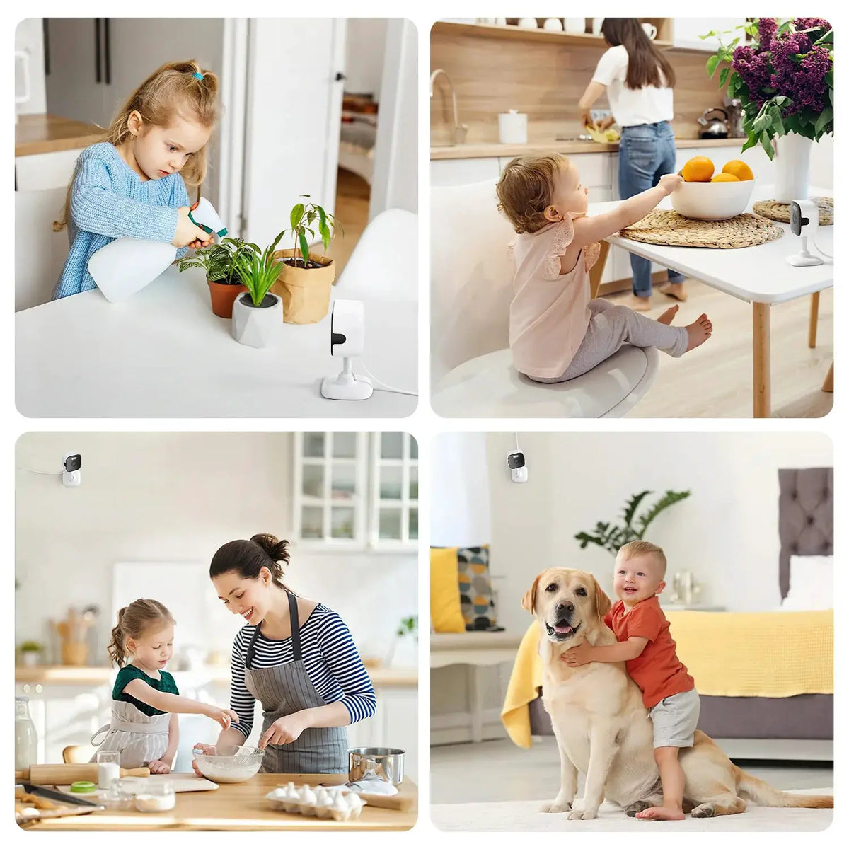 BESDER 5MP Indoor Cube Camera - AI Human Detection And Two - Way Audio - stepyours.com