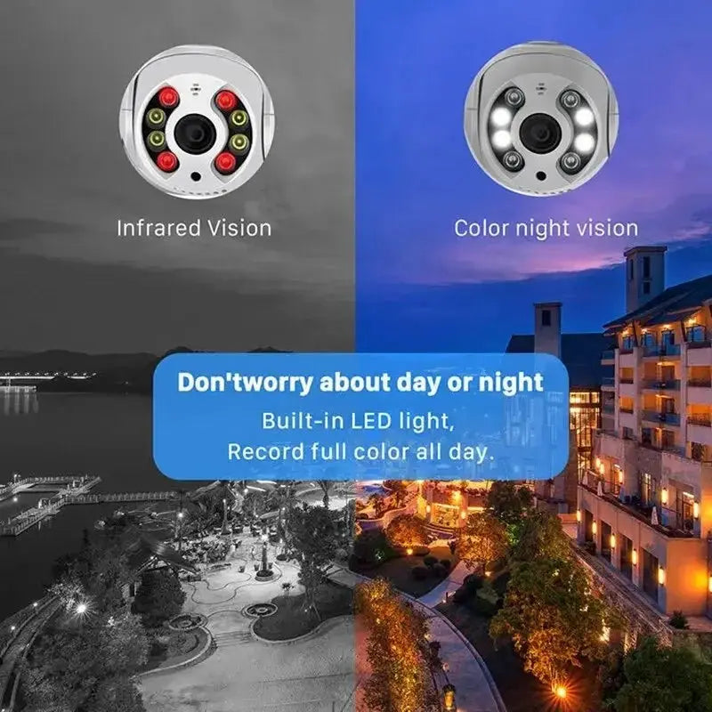 DDBROUGEN A8 - 8MP 4K IP Camera Auto Tracking PTZ Outdoor Surveillance - stepyours.com