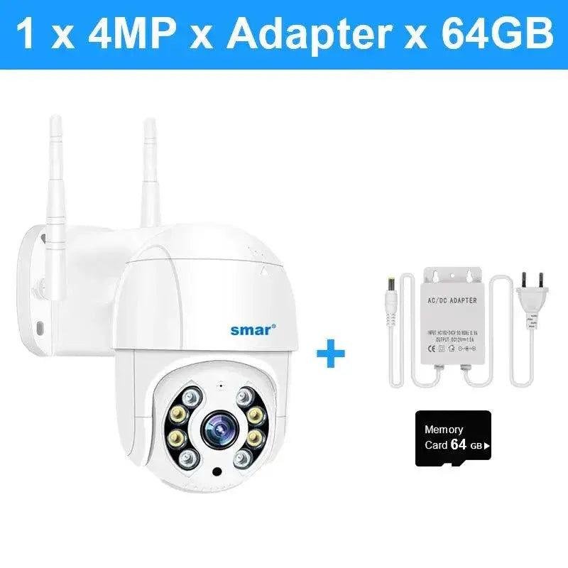 Smart 4K WiFi Outdoor Security Camera With AI Detection