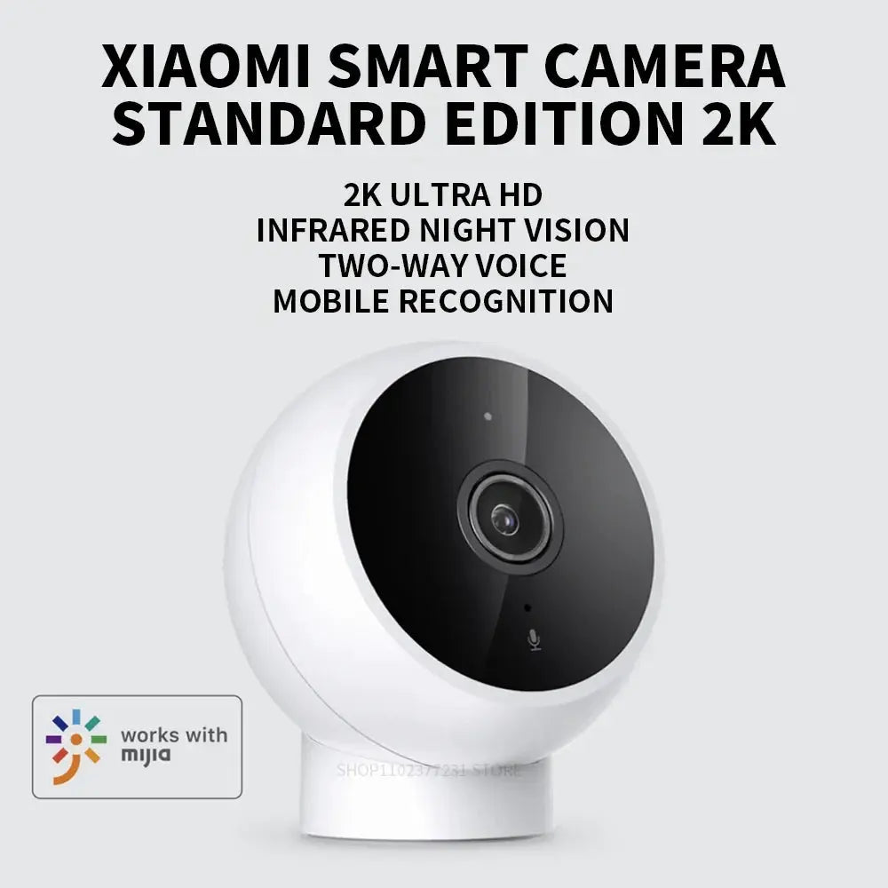 Xiaomi Smart IP Camera Standard Edition 2K HD Infrared Night Vision AI Alarm - stepyours.com