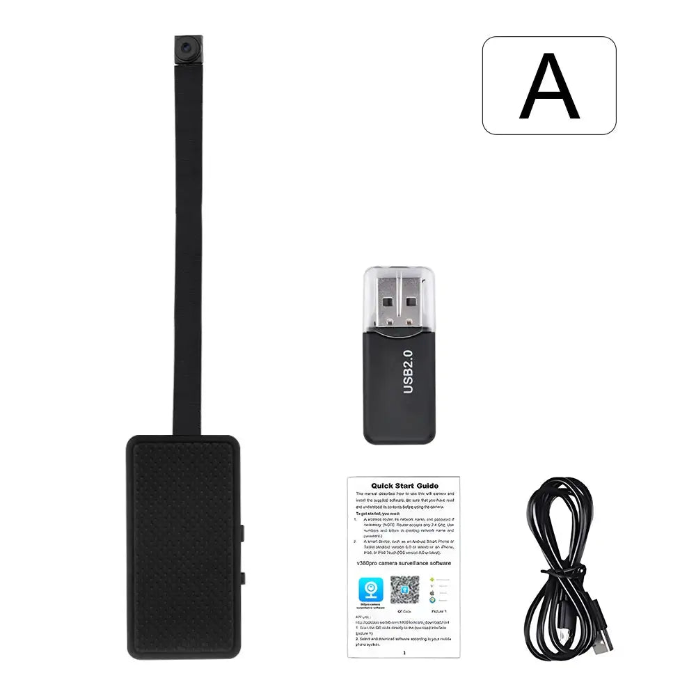 1080P WiFi Mini Camera,Add Card reader DIY WiFi Module Camera Built in Microphone,motion detection,Video Recorder Remote view