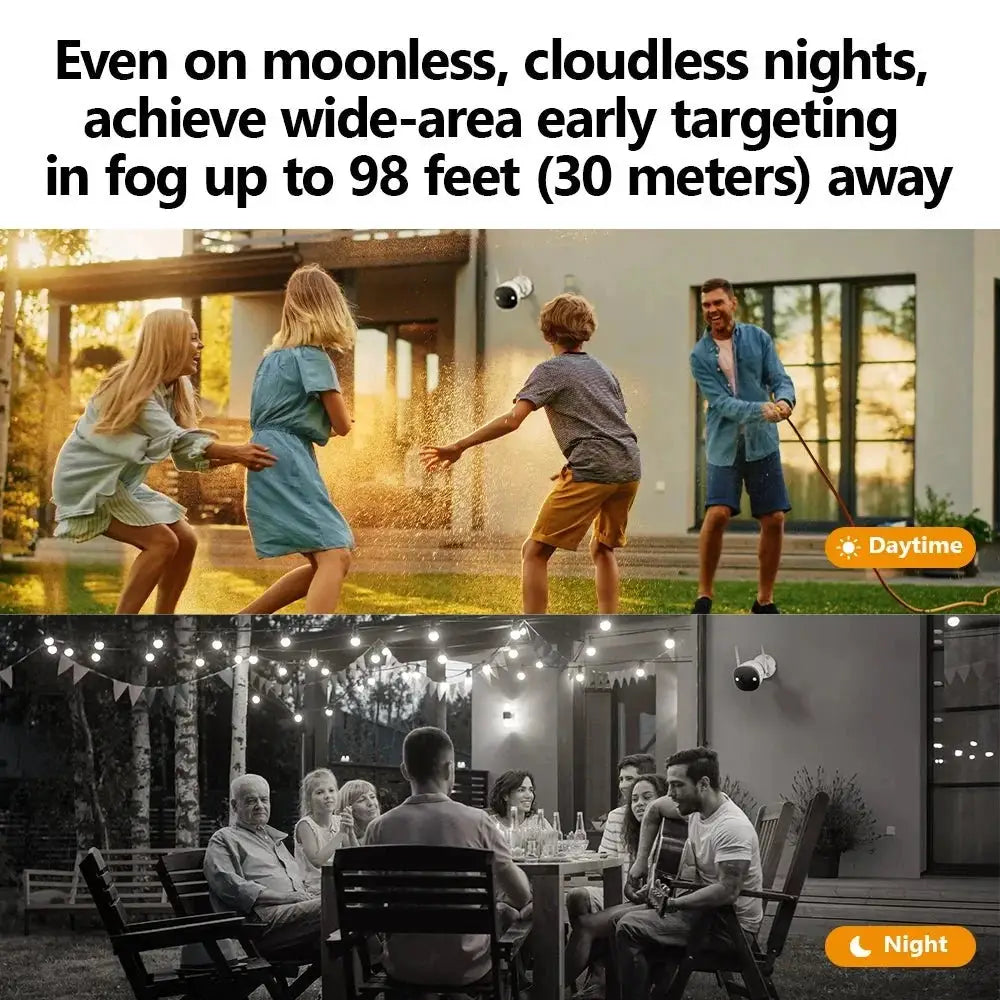Imou Bullet 2E 5MP Color Night Vision Spotlight Outdoor Camera With Human Detect - stepyours.com