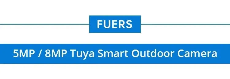 Fuers 8MP Outdoor IP Camera - Auto - Tracking and Tuya Smart Life Compatible - stepyours.com