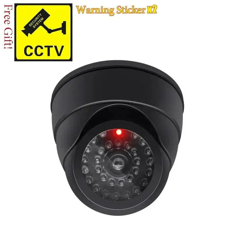 Wireless Dummy CCTV Camera Theft Deterrent With Flashing LED