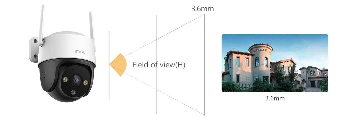 IMOU Cruiser SE Plus Outdoor WiFi Camera AI Human Detection Night Vision - stepyours.com