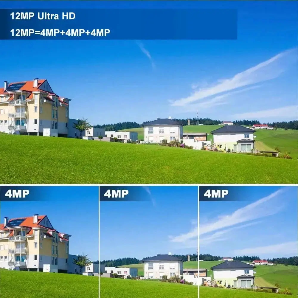 V380 Pro Solar Wifi Outdoor PTZ Dual Lens Camera Auto Tracking Hooks - stepyours.com