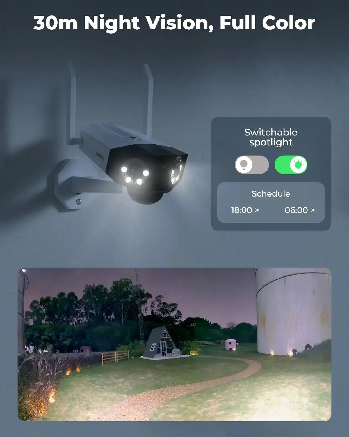 Reolink 4G Solar Outdoor Security Camera 6MP Wireless