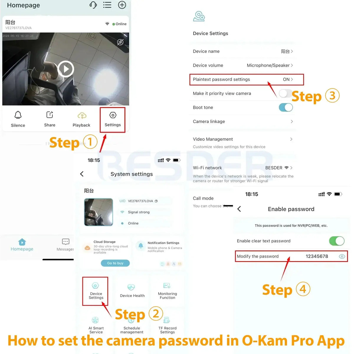 BESDER O - Kam Pro - Dual Screen 4K Outdoor PTZ WiFi Camera With Human Detection - stepyours.com