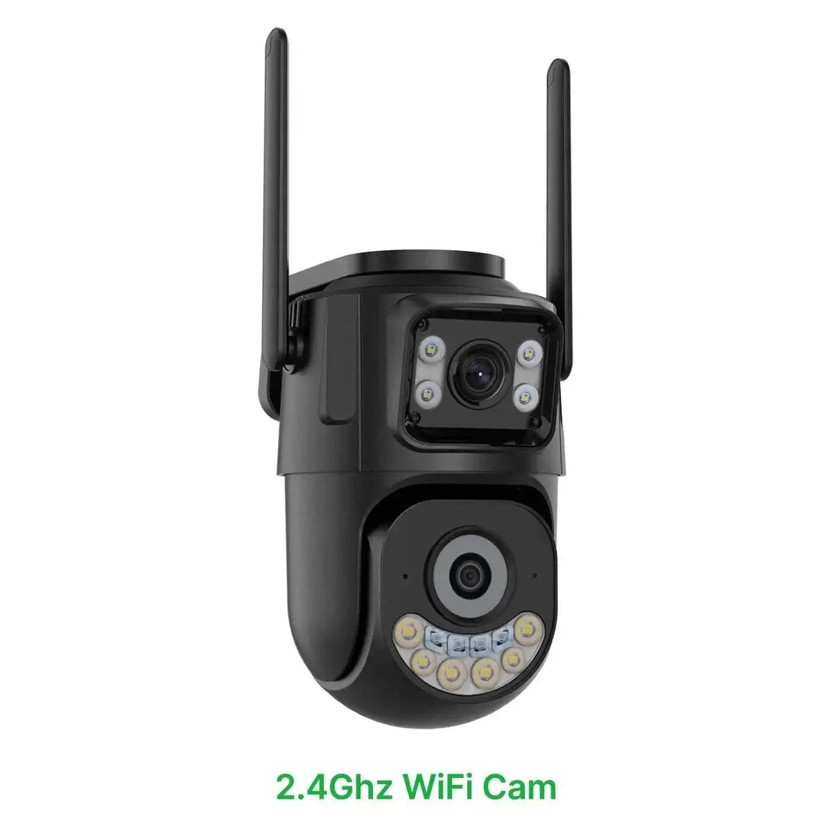 External WiFi PTZ Camera Dual Lens - Outdoor 2.4Ghz And 5Ghz WiFi Auto Tracking - stepyours.com
