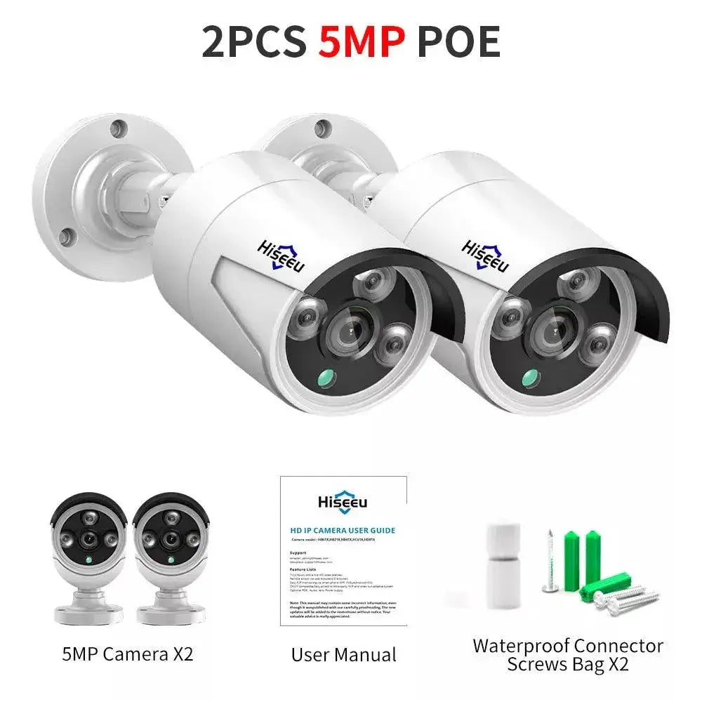 Hiseeu PoE IP CCTV Camera Outdoor Security Cam Pro Edition